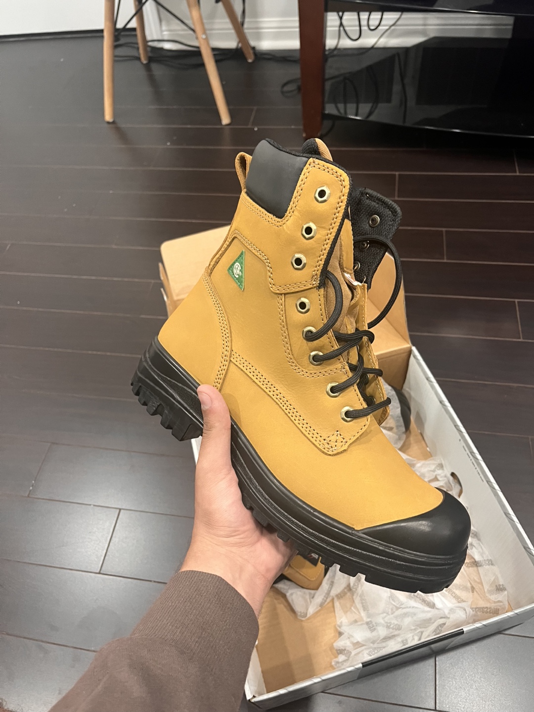 Brand New Aggressor Men's Steel Work Boots