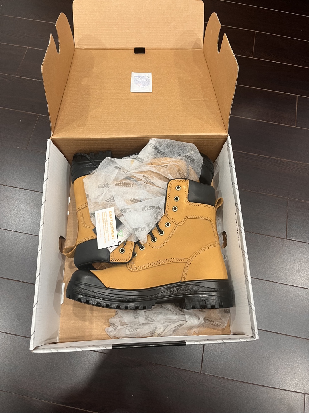 Brand New Aggressor Men's Steel Work Boots - photo 2