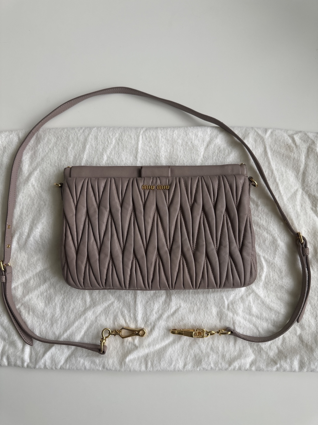 MIU MIU Matelassé Crossbody Bag