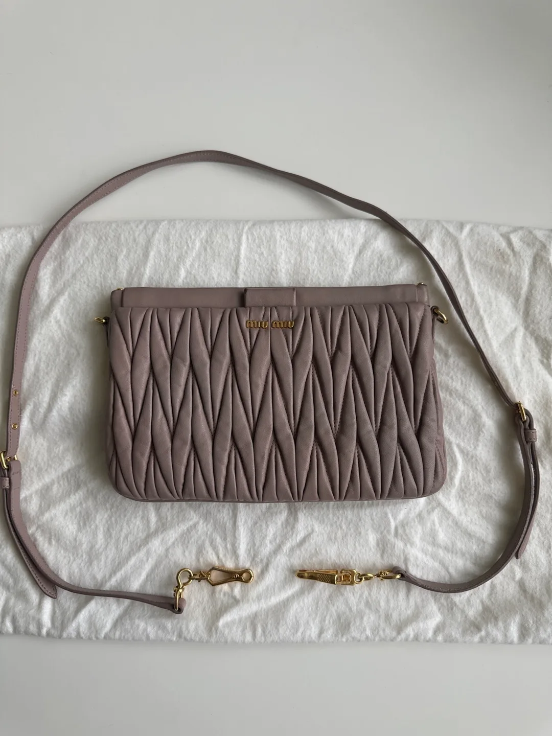 MIU MIU Matelassé Crossbody Bag thumbnail