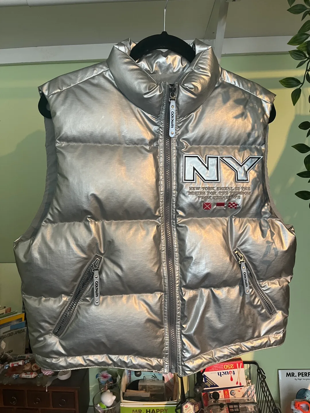Goldwin Silver Puffer Vest thumbnail