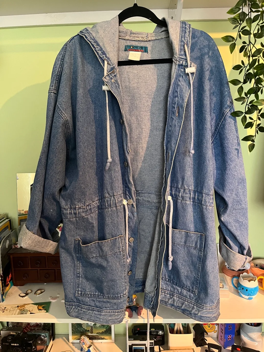 Corniche Denim Jacket with Hood thumbnail