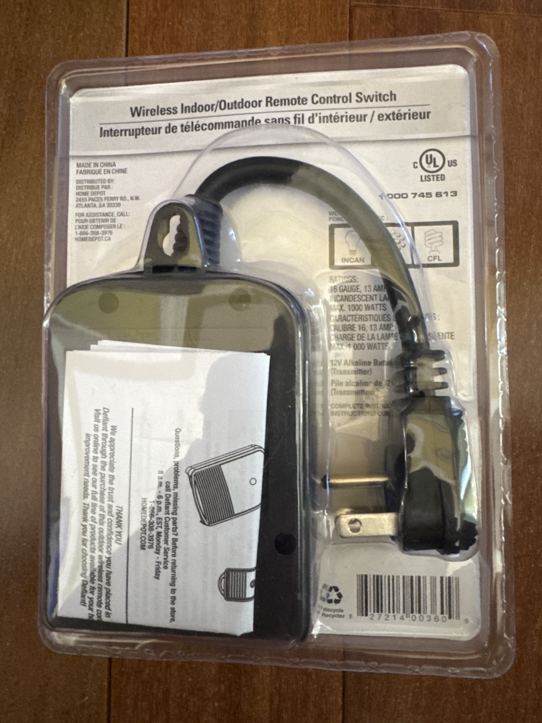 DEFANT Wireless Remote Control Switch - photo 2