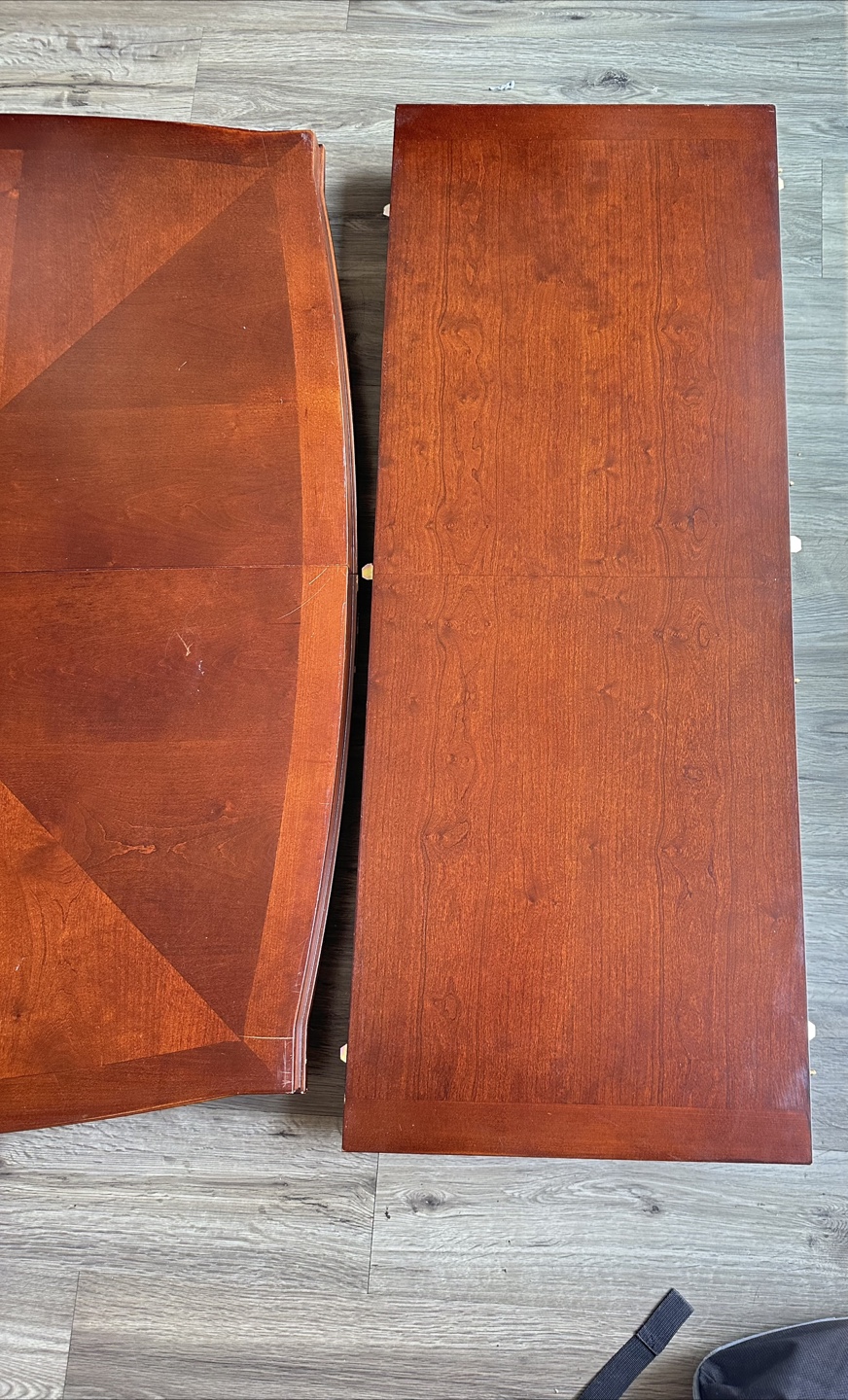 Solid wood dining table with extension. - photo 4