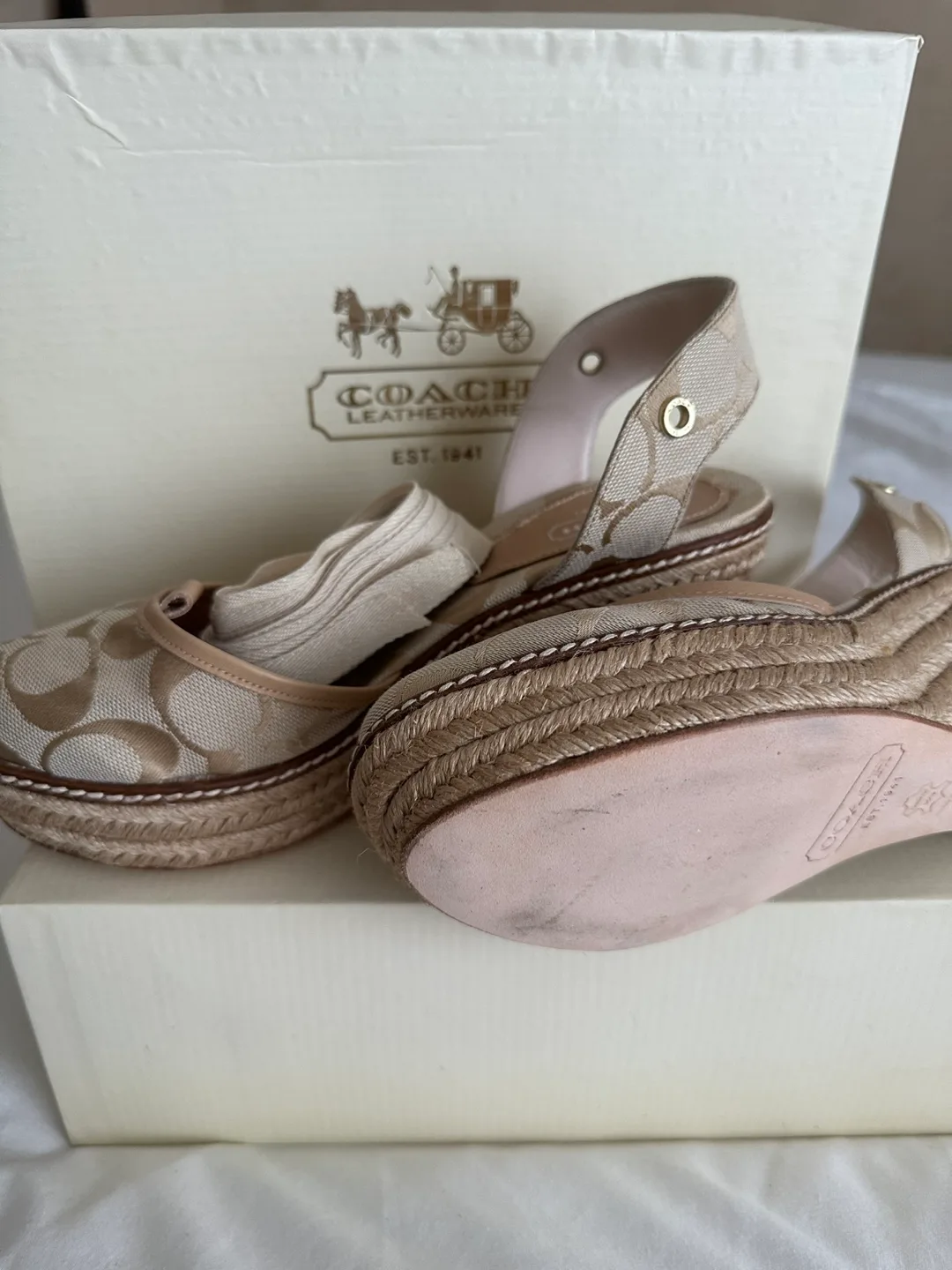 Coach Espadrille Wedges - Size 7 image indicator(3)