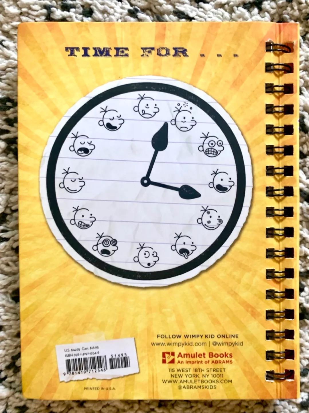 Diary of a Wimpy Kid School Planner Agenda image indicator(2)