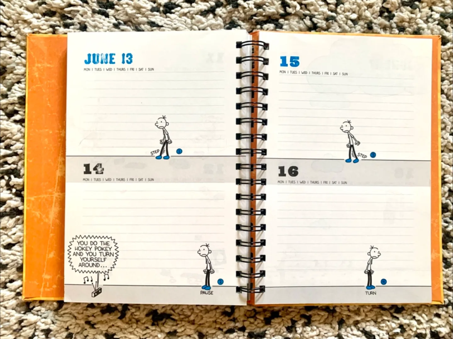 Diary of a Wimpy Kid School Planner Agenda image indicator(3)