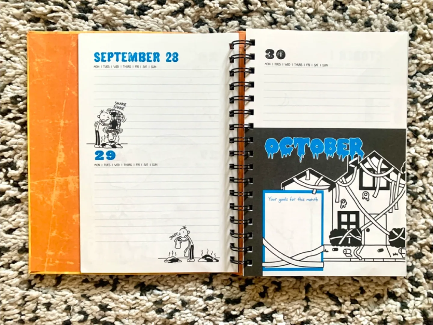 Diary of a Wimpy Kid School Planner Agenda image indicator(5)