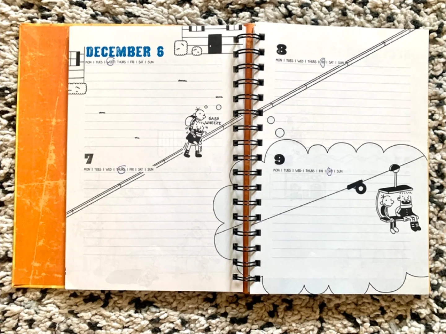 Diary of a Wimpy Kid School Planner Agenda image indicator(4)