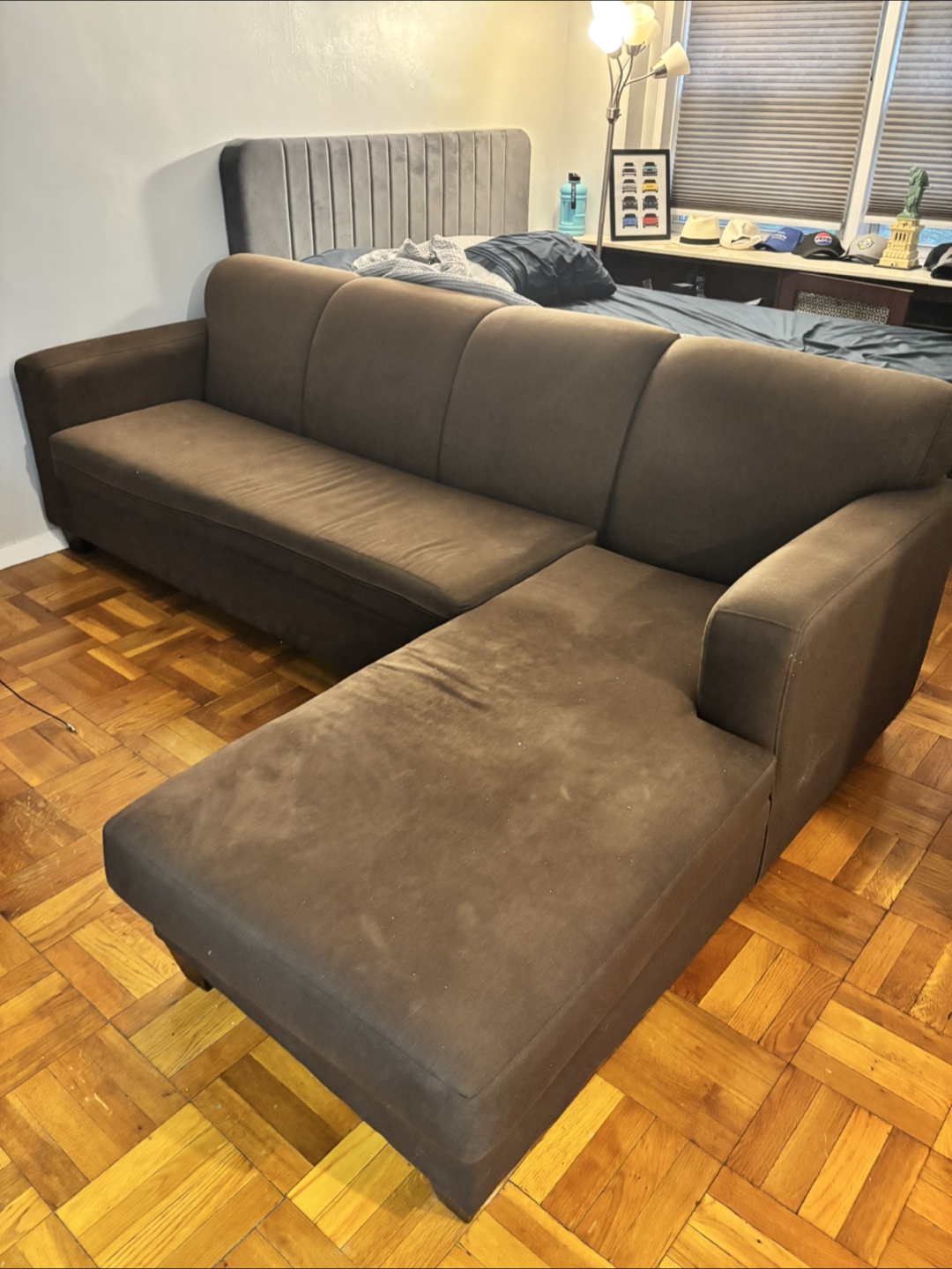 Brown Sectional Sofa - photo 2