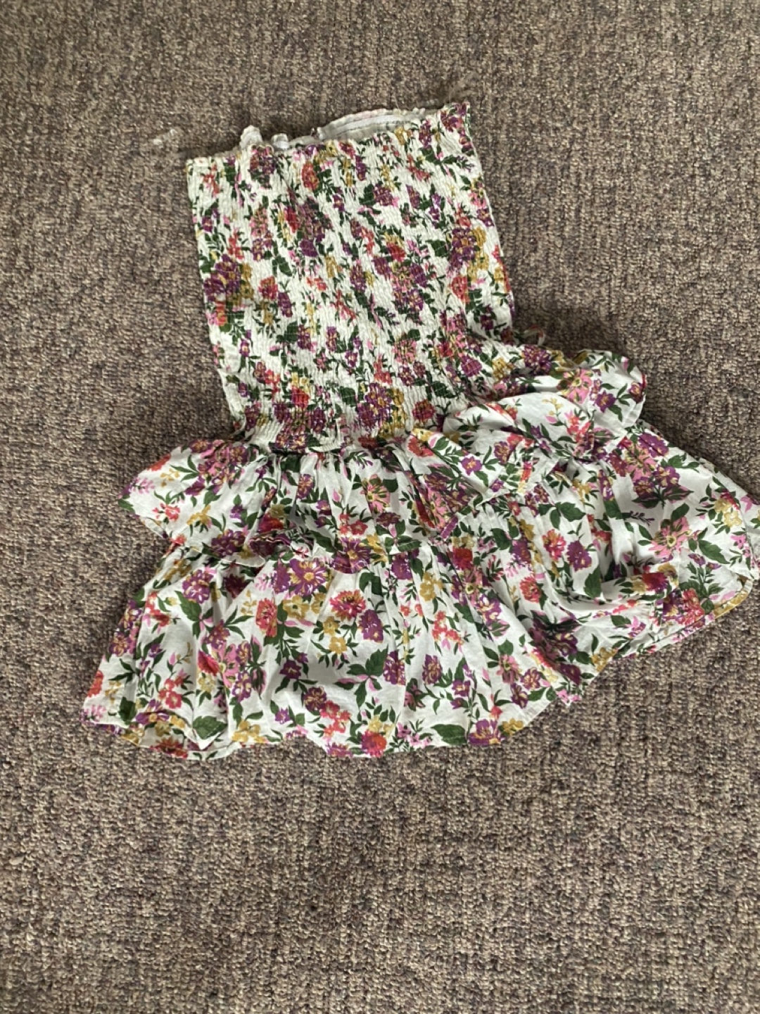 Floral Smocked Dress