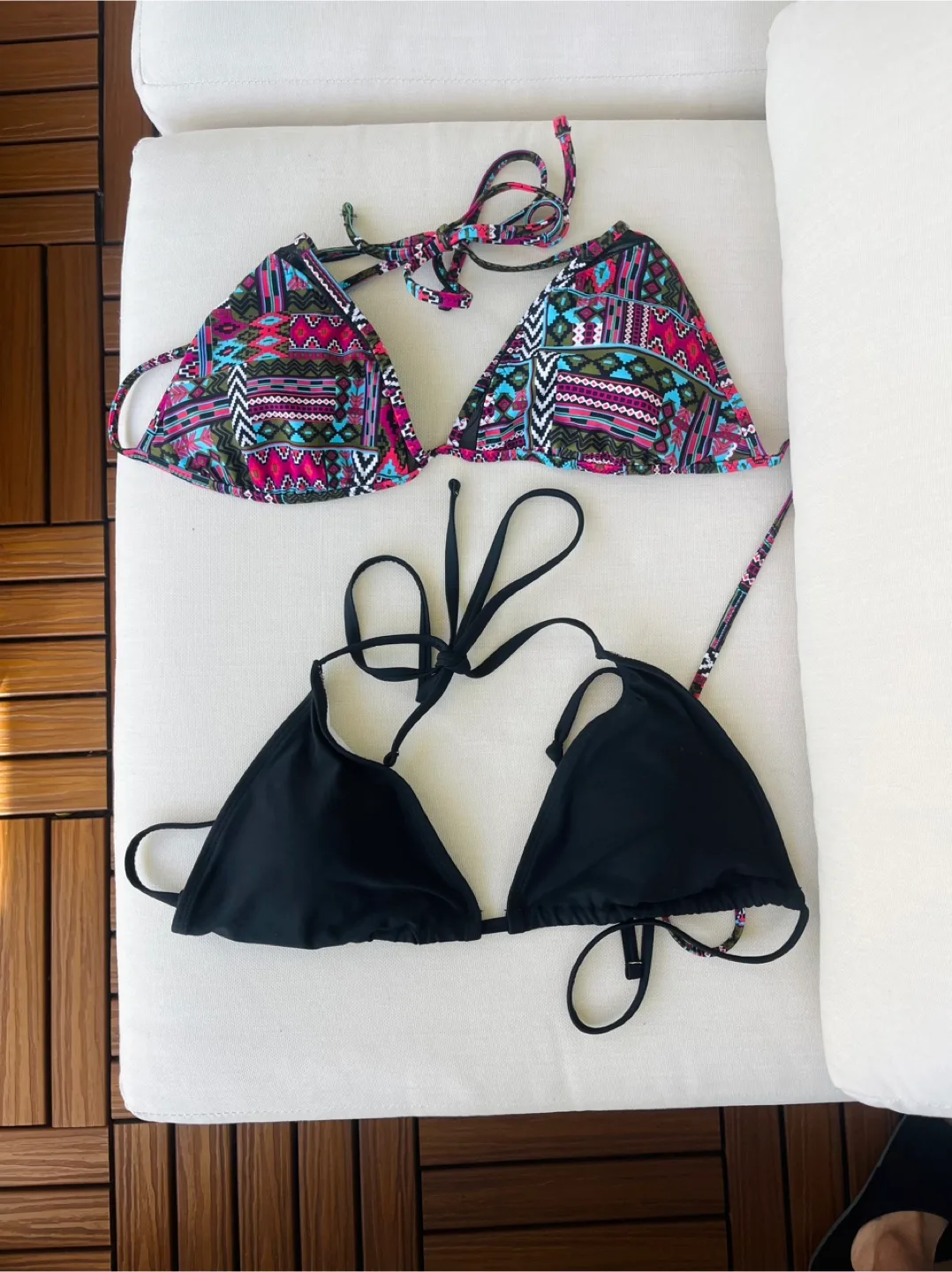 Two bikini tops thumbnail