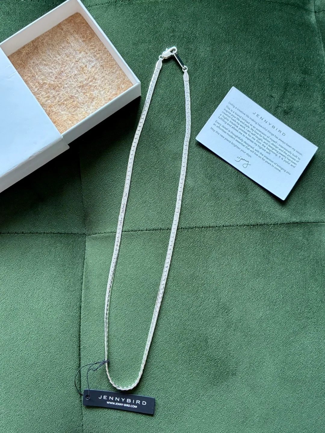 JENNYBIRD Silver Chain Necklace thumbnail