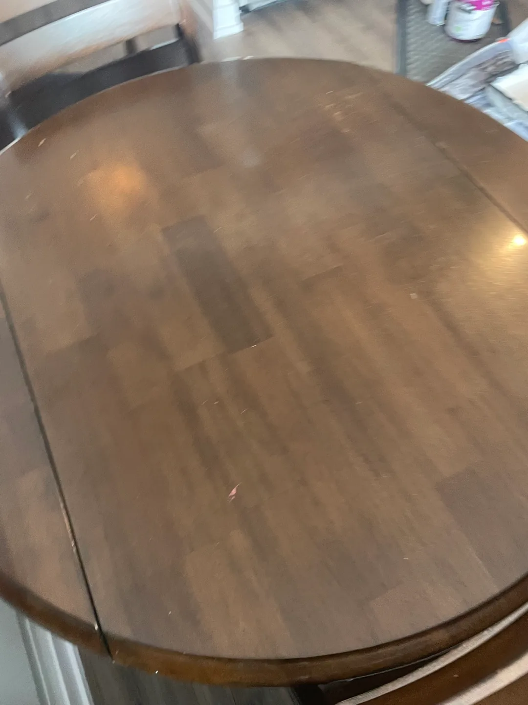 Round Wood Dining Table with Chairs image indicator(4)