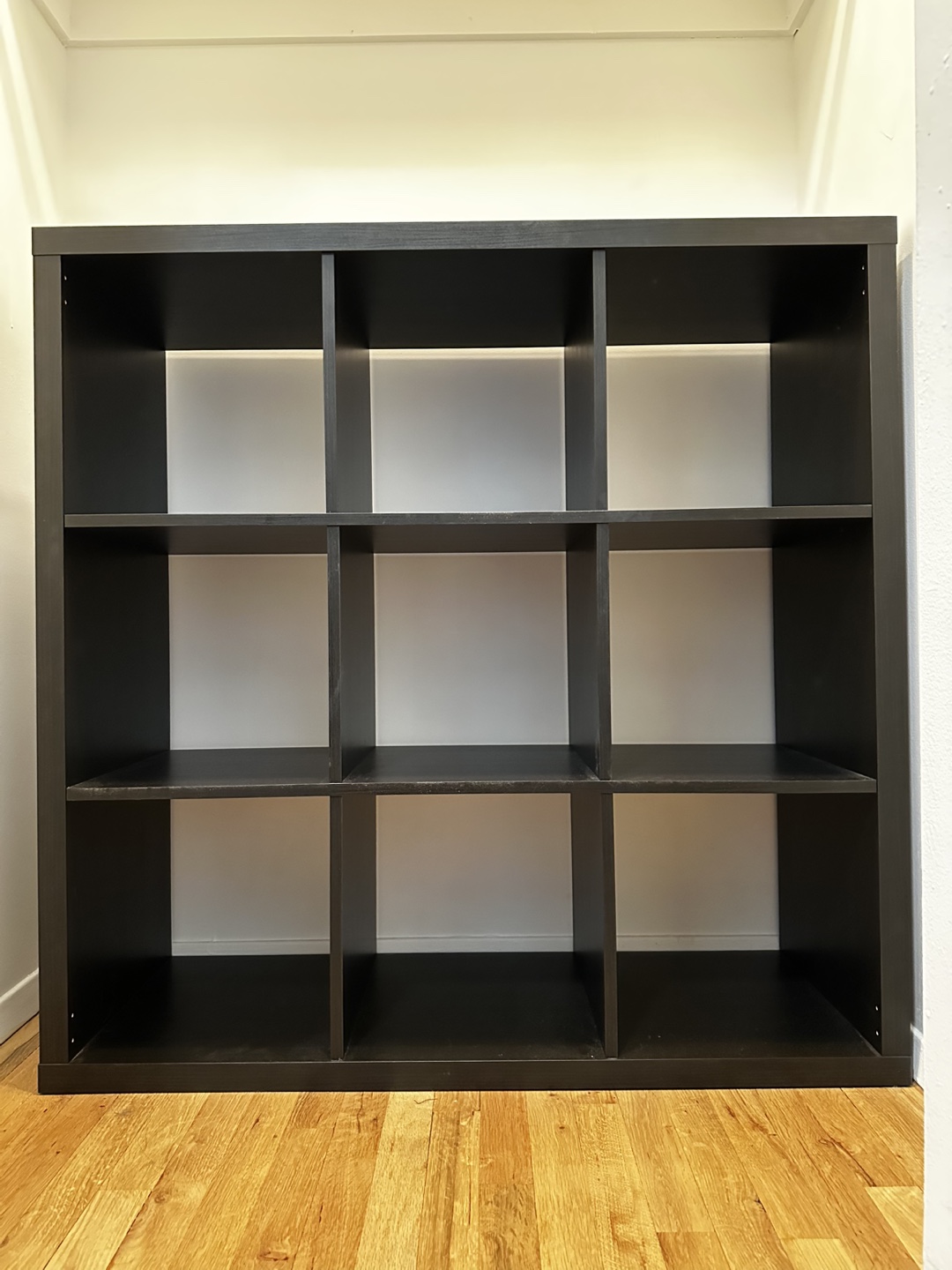 Moving out. Need to go. IKEA Black Shelf with cube organizers - photo 4