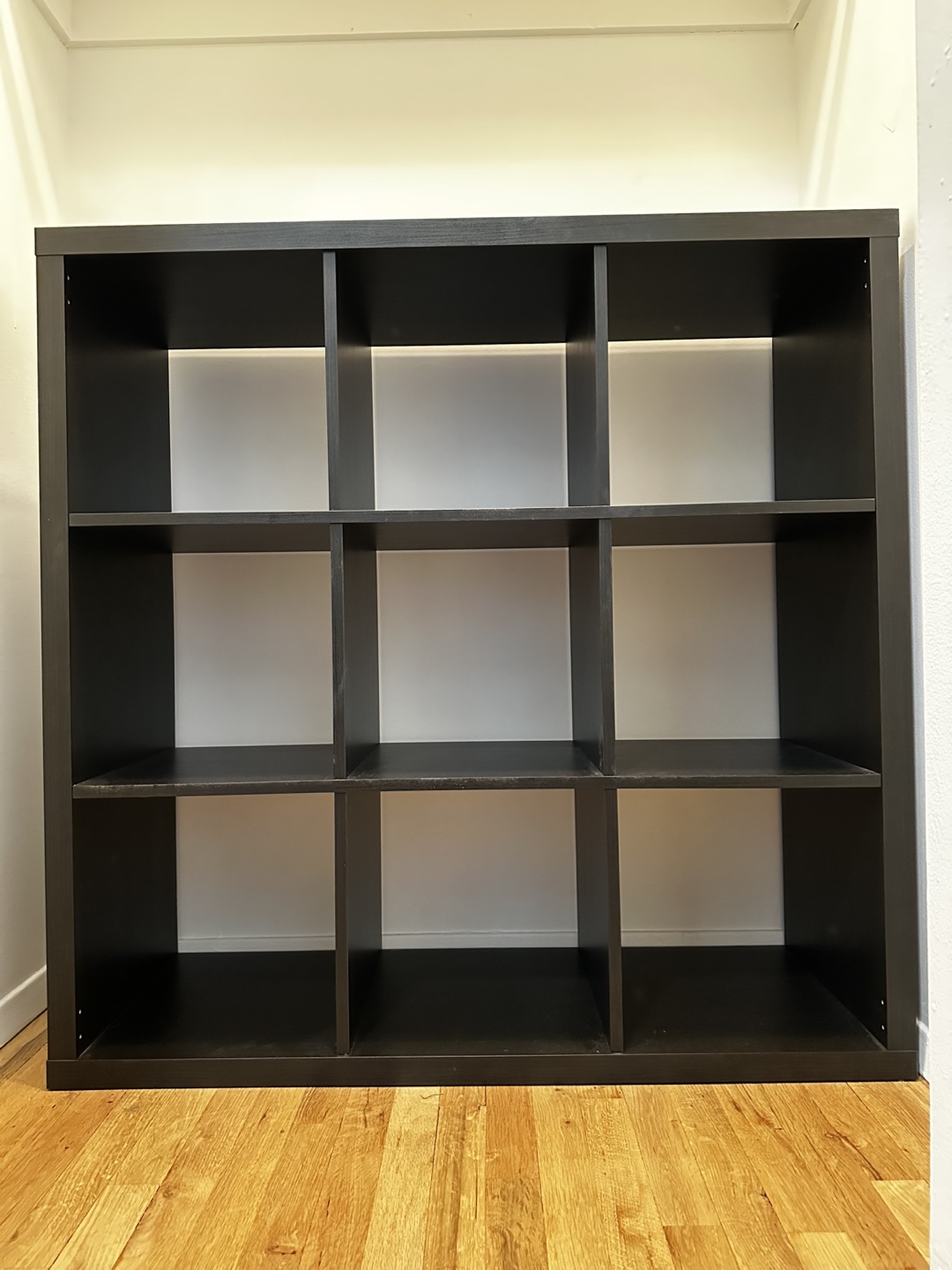 Moving out. Need to go. IKEA Black Shelf with cube organizers - photo 3
