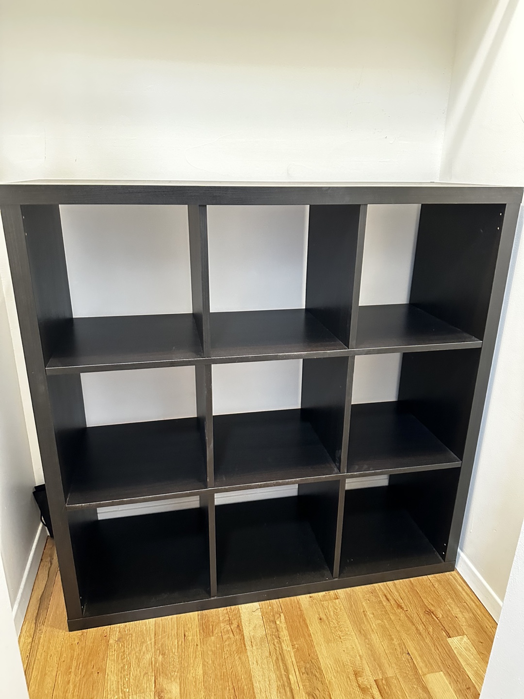 Moving out. Need to go. IKEA Black Shelf with cube organizers - photo 5