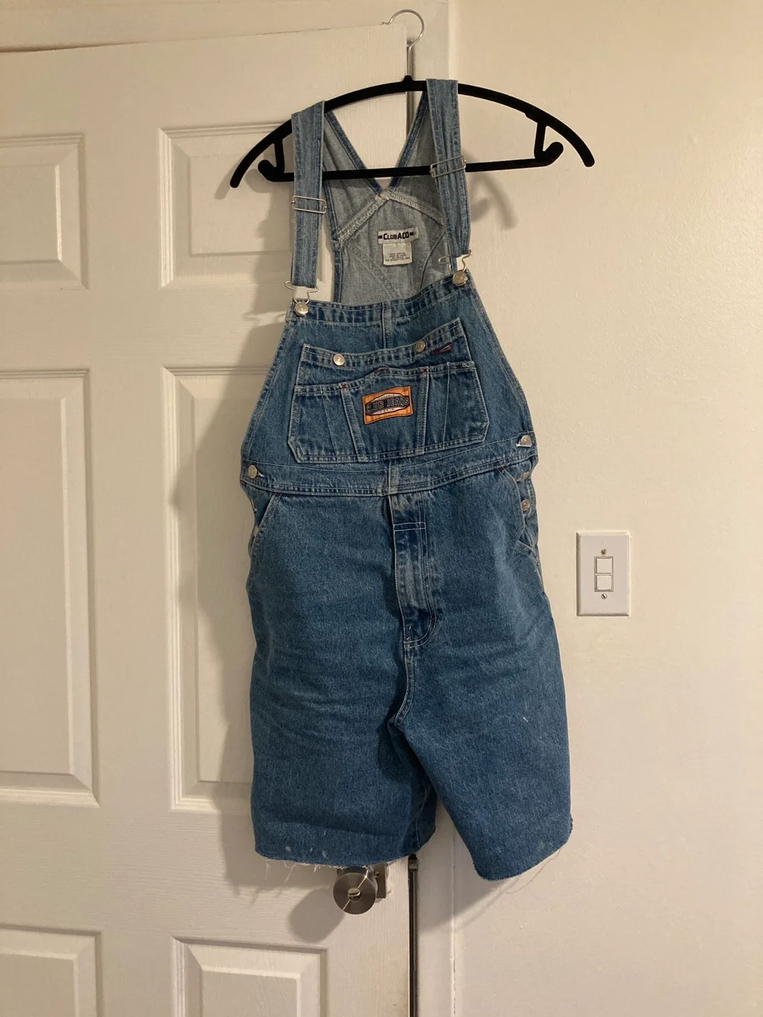Vintage Jean Overalls Shorts thumbnail