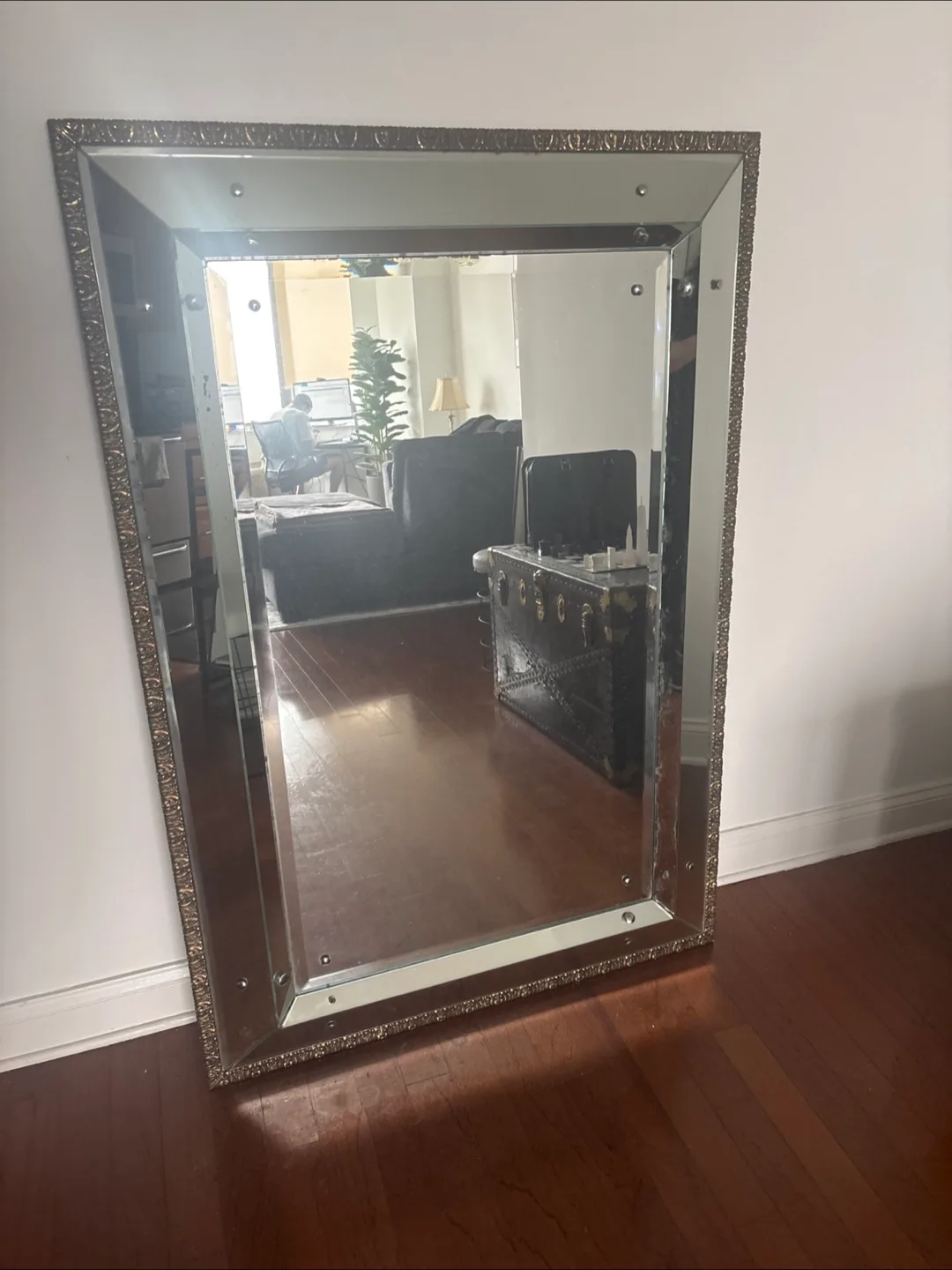 Vintage Framed Large Mirror- Reduced For Moving Sale image indicator(6)