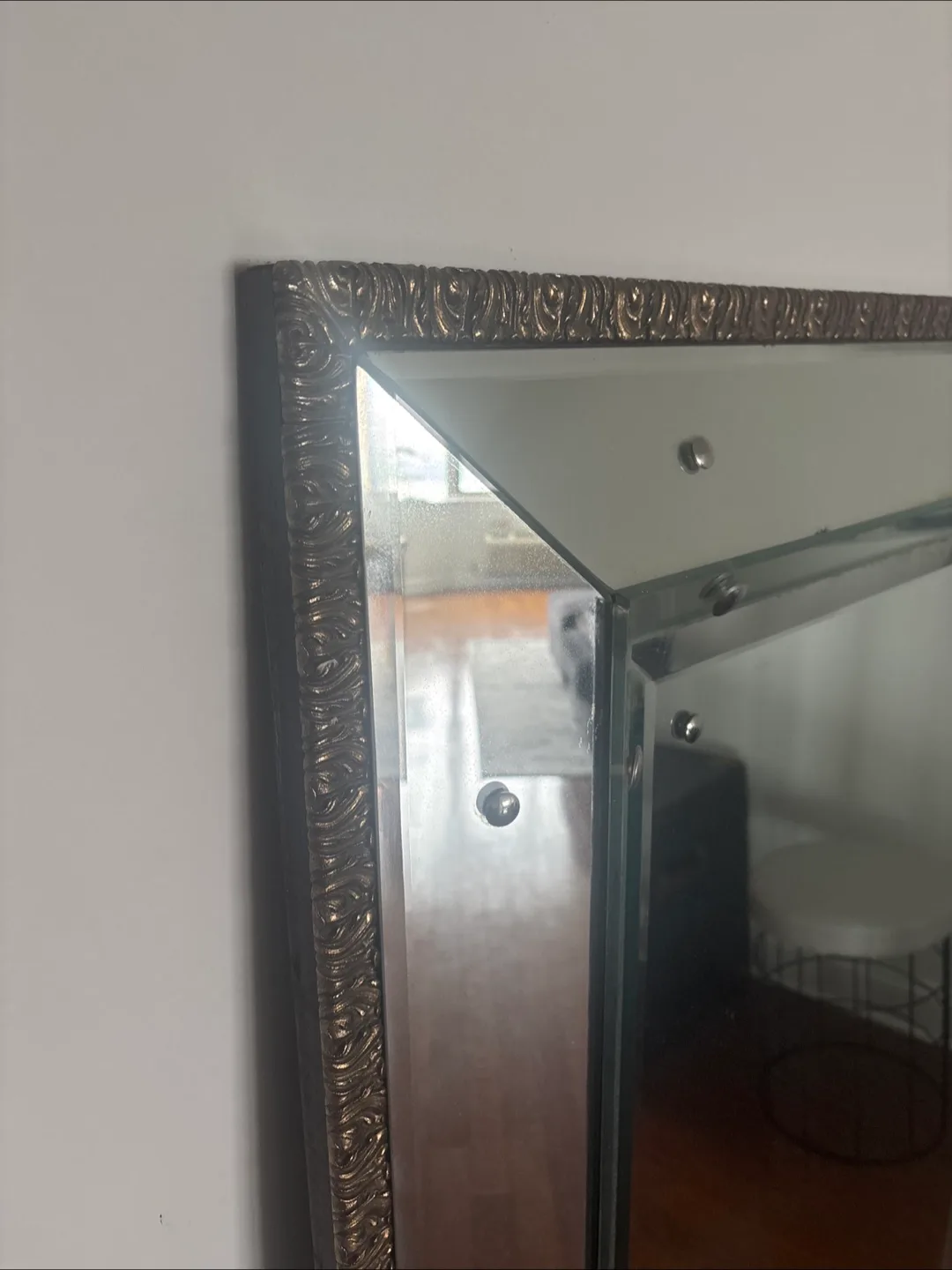 Vintage Framed Large Mirror- Reduced For Moving Sale image indicator(2)