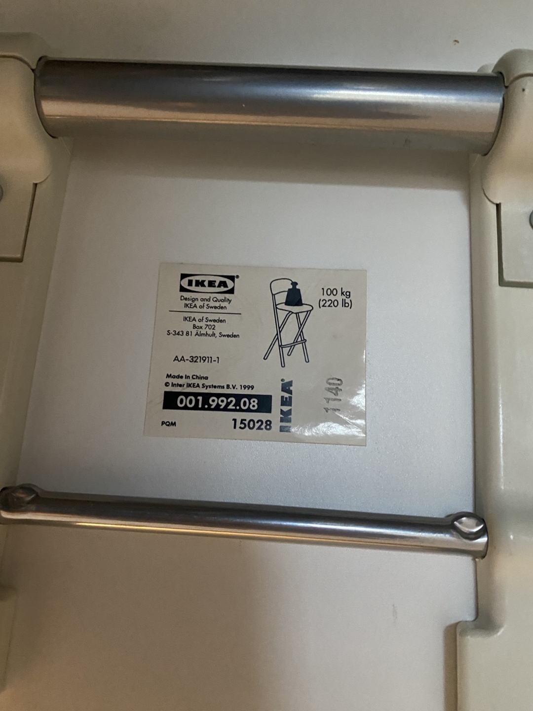 IKEA FRANKLIN Folding Bar Stool - photo 3