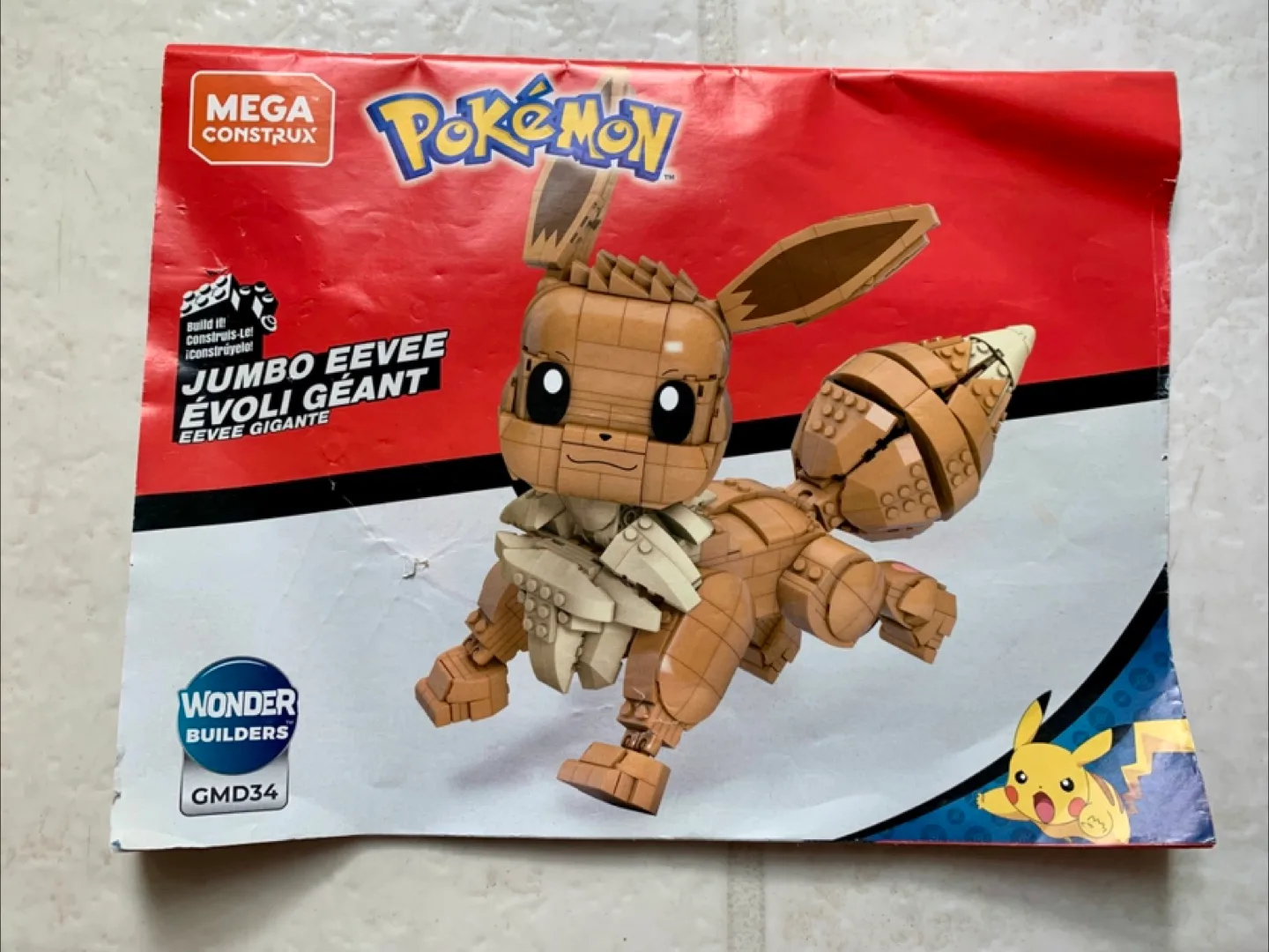 Pokémon Mega Construx Jumbo Eevee - new thumbnail