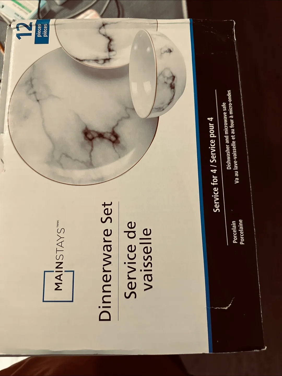 Mainstays Dinnerware Set for 4 - 12 Piece thumbnail