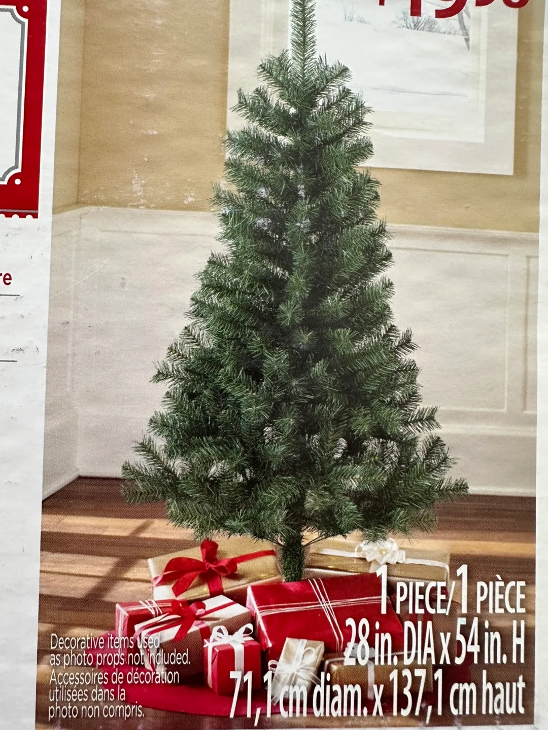 Christmas Tree with free dry flowers image indicator(2)