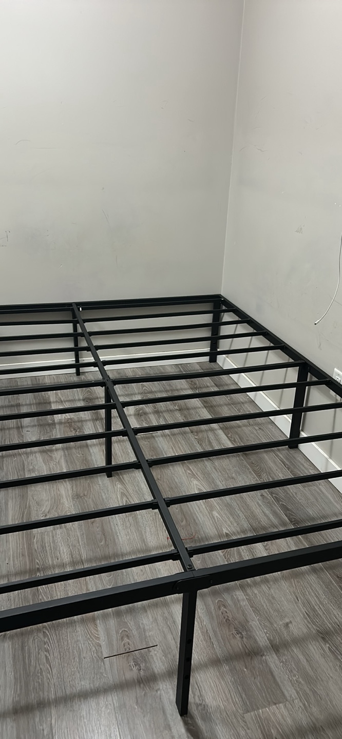 Black Metal Bed Frame - photo 2