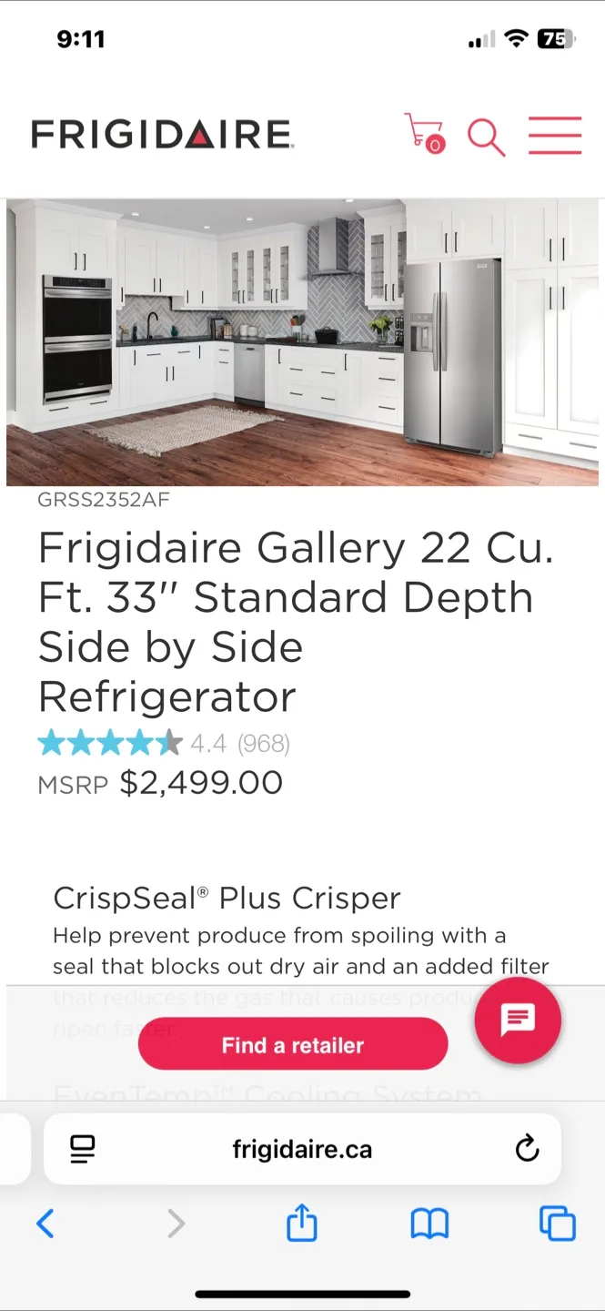 Stainless Steel Side-by-Side Refrigerator image indicator(6)