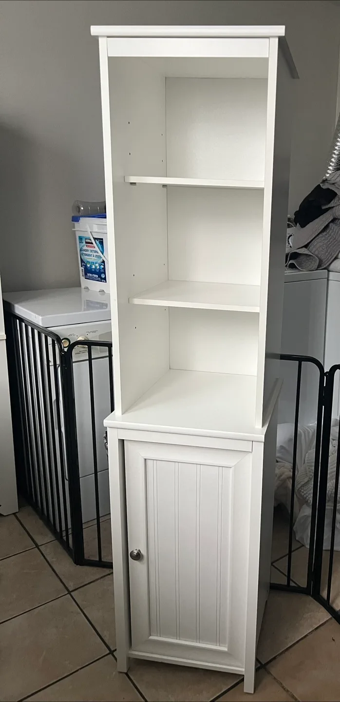 White Cabinet with Storage thumbnail