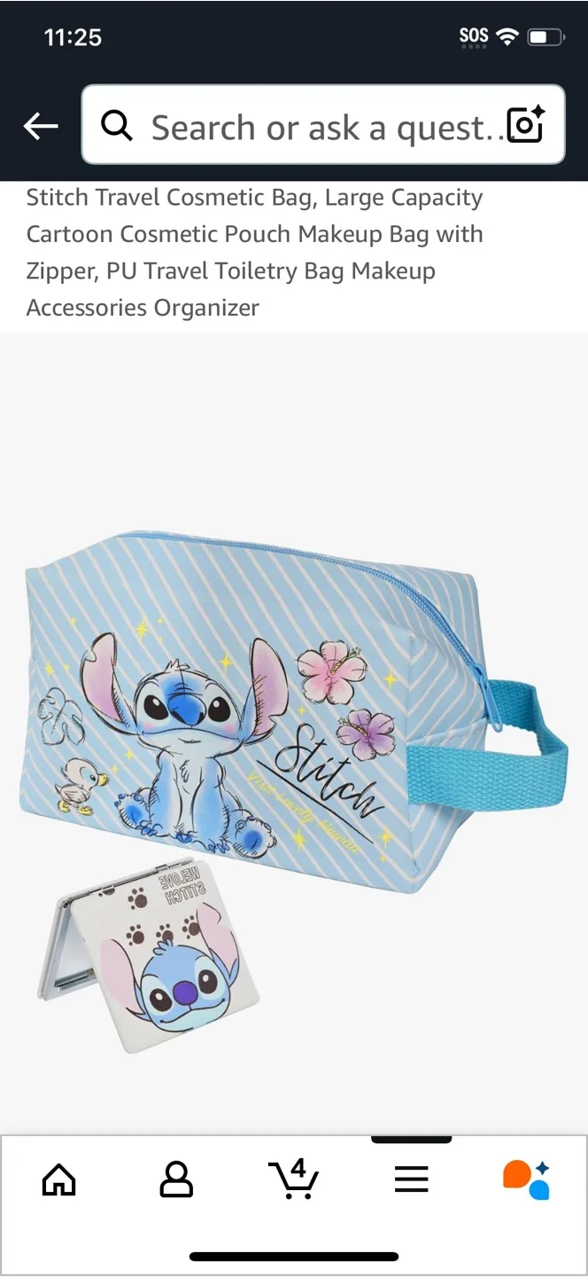 Stitch Cosmetic Bag Set thumbnail