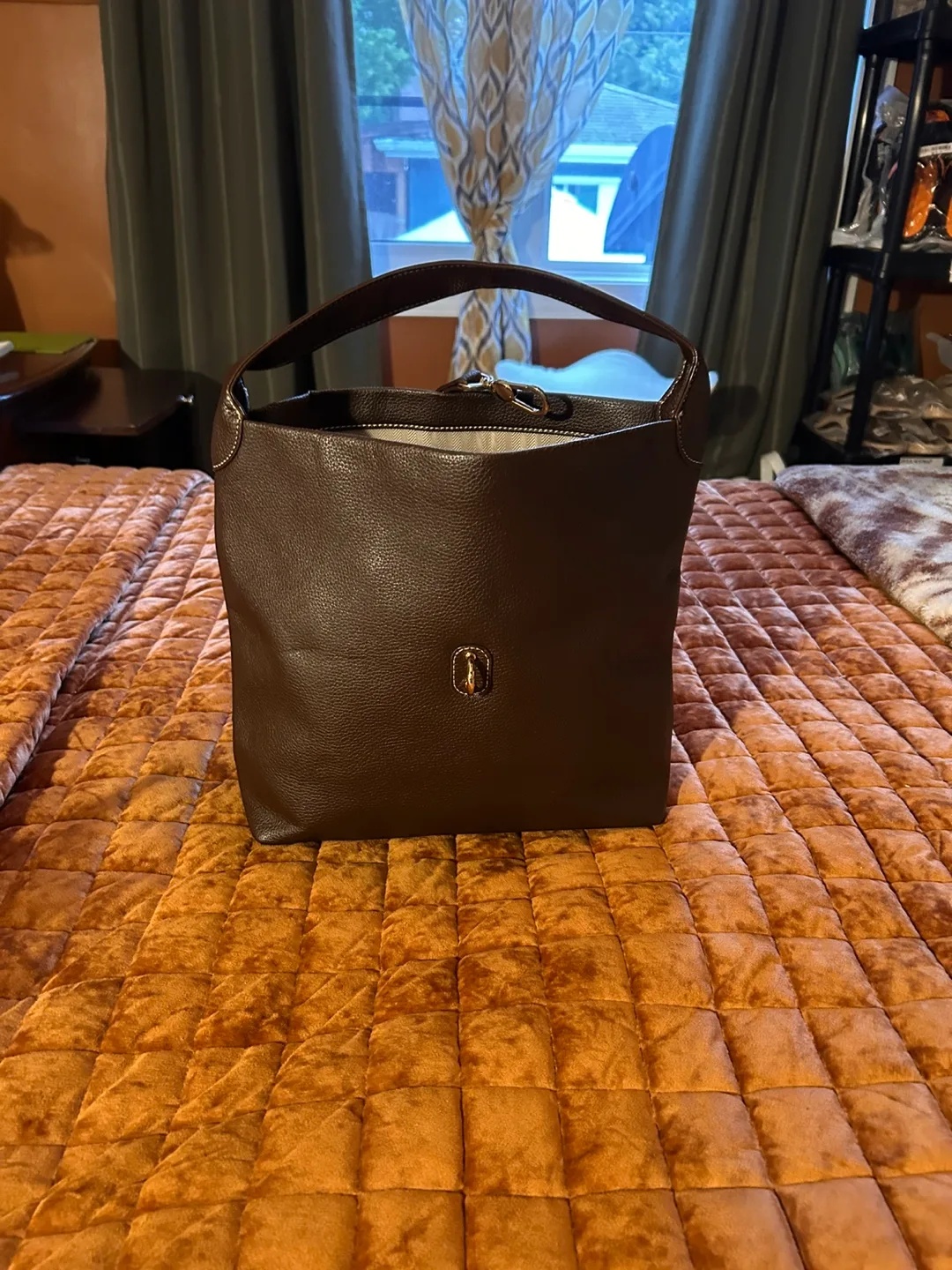 Brown Leather Handbag thumbnail