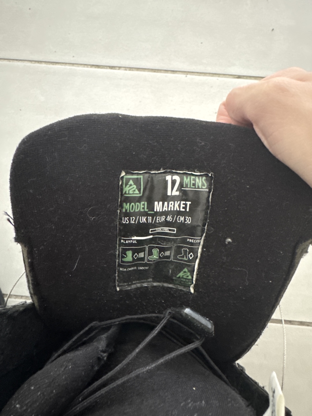 K2 Market Snowboard Boots - Size 12 Men's - photo 2