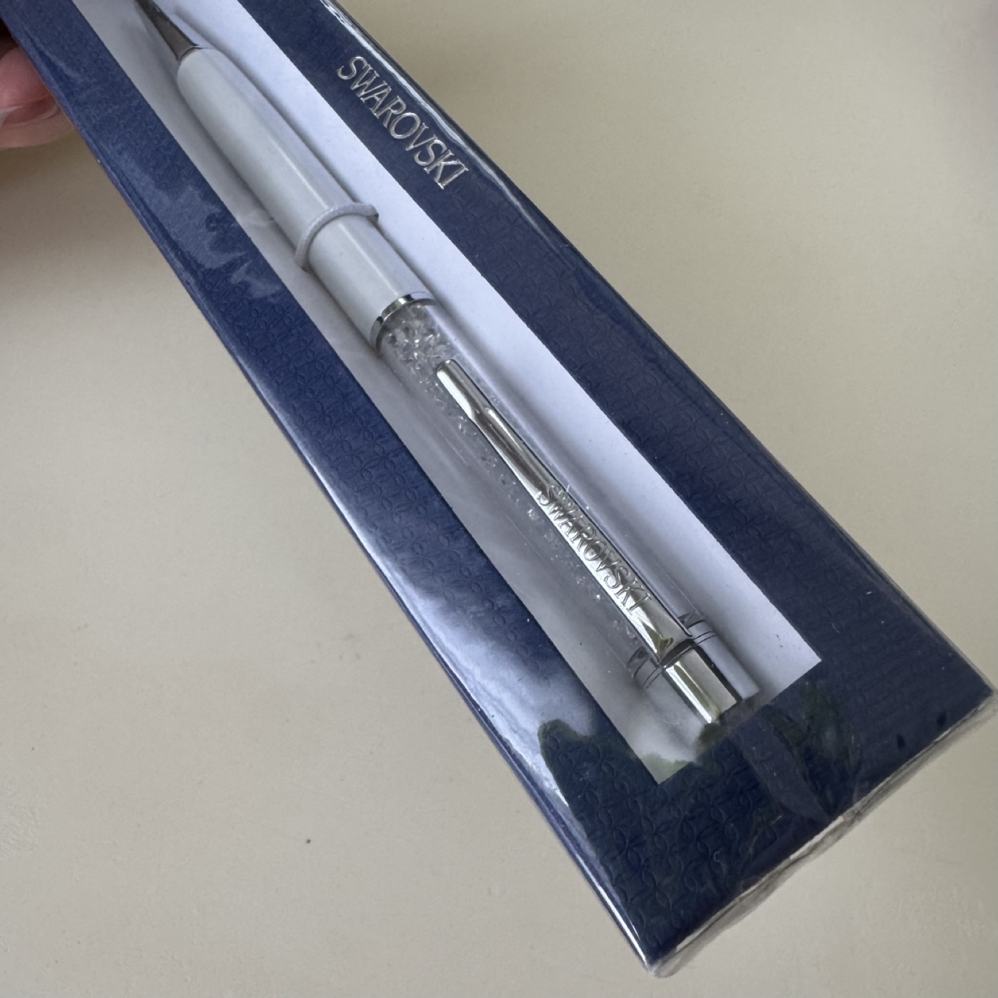 BNWT Swarovski Silver Crystal-Embellished Pen - photo 3