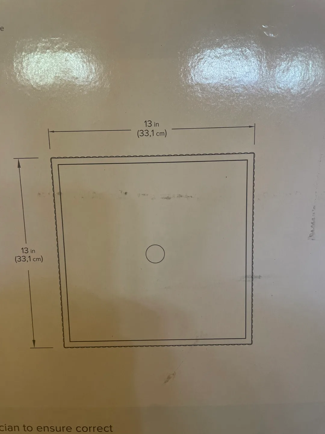 Ashbury 13 in. 3-Light Black Square Flush Mount image indicator(5)