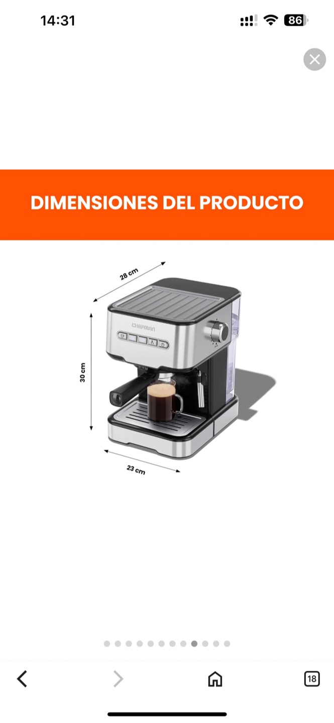 Chefman Espresso Machine - photo 3