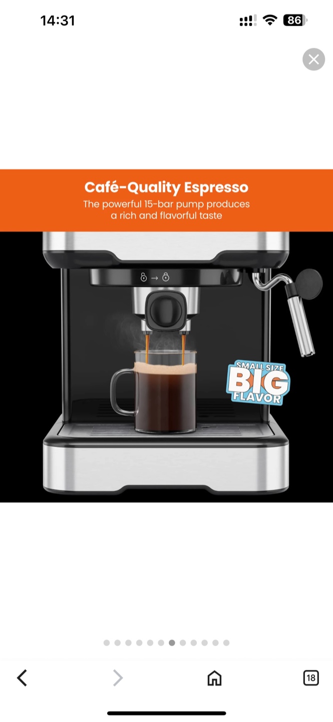Chefman Espresso Machine - photo 5