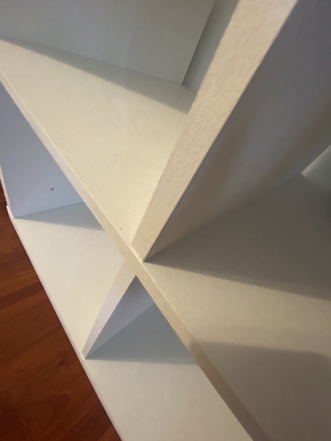 TV and White Cubed Shelf - photo 2
