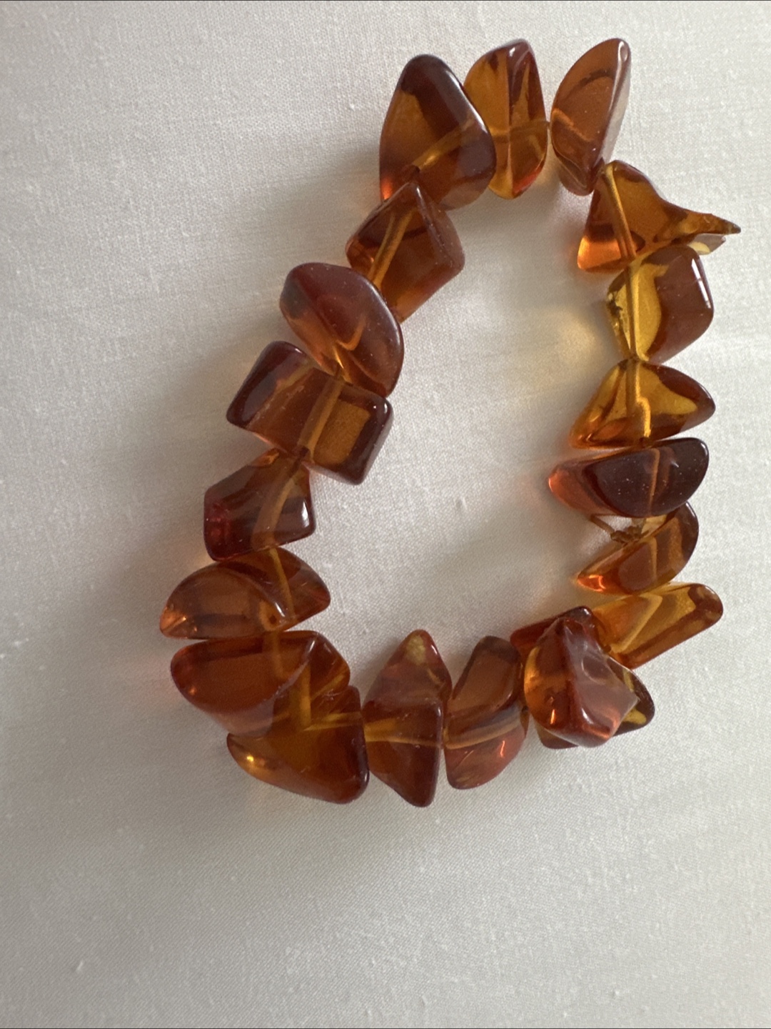 Natural Amber Bead Bracelet - photo 2