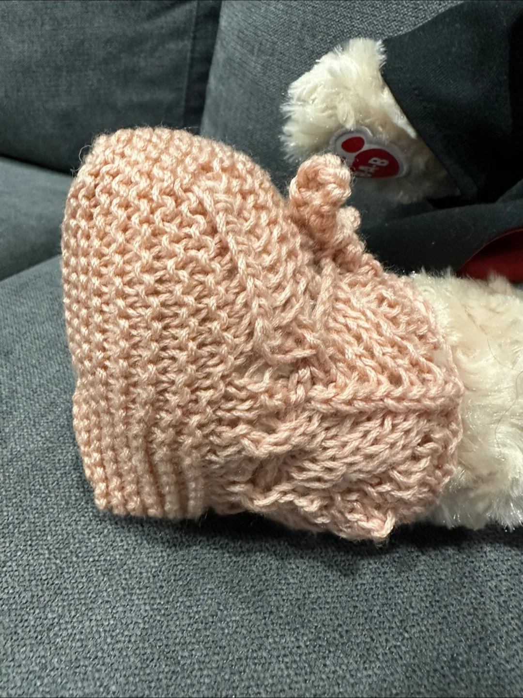 Handmade Baby Hat and Booties Set image indicator(2)