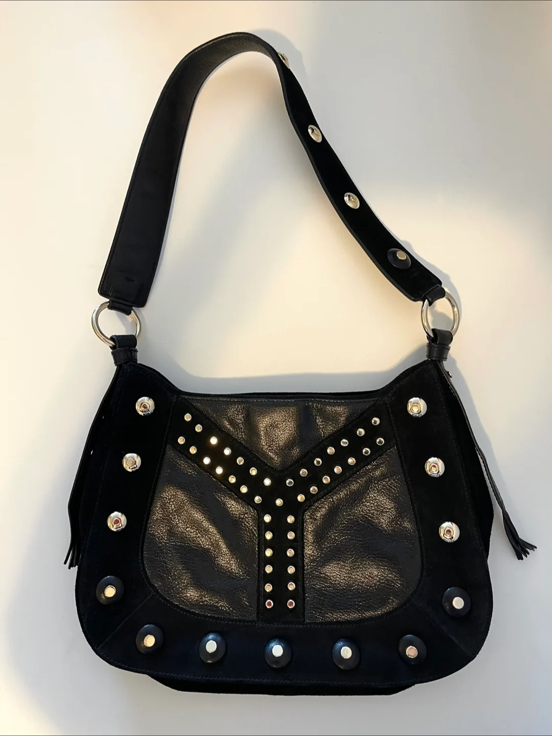 Yves Saint Laurent (YSL) Rive Gauche Black Shoulder Bag thumbnail