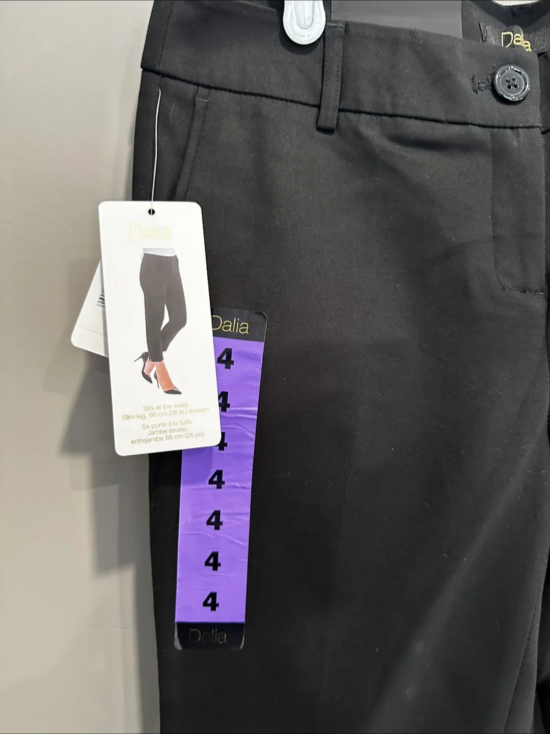 Dalia Black Trousers - Size 4 image indicator(3)