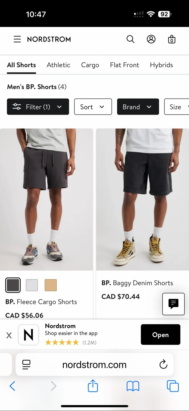 Nordstrom BP. Brand Men’s Shorts (Small) Excellent Condition!! image indicator(5)