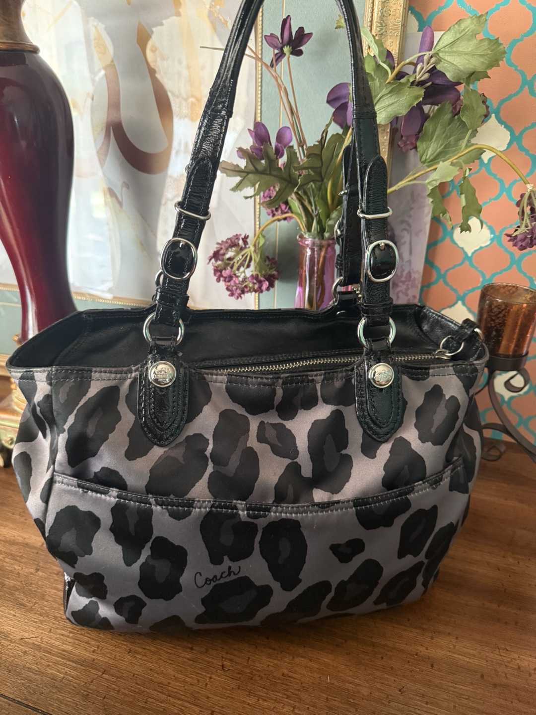 Coach Leopard Print Handbag - photo 3