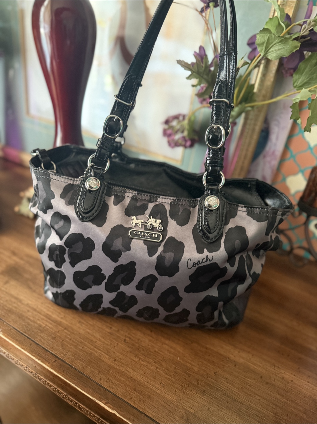 Coach Leopard Print Handbag - photo 2