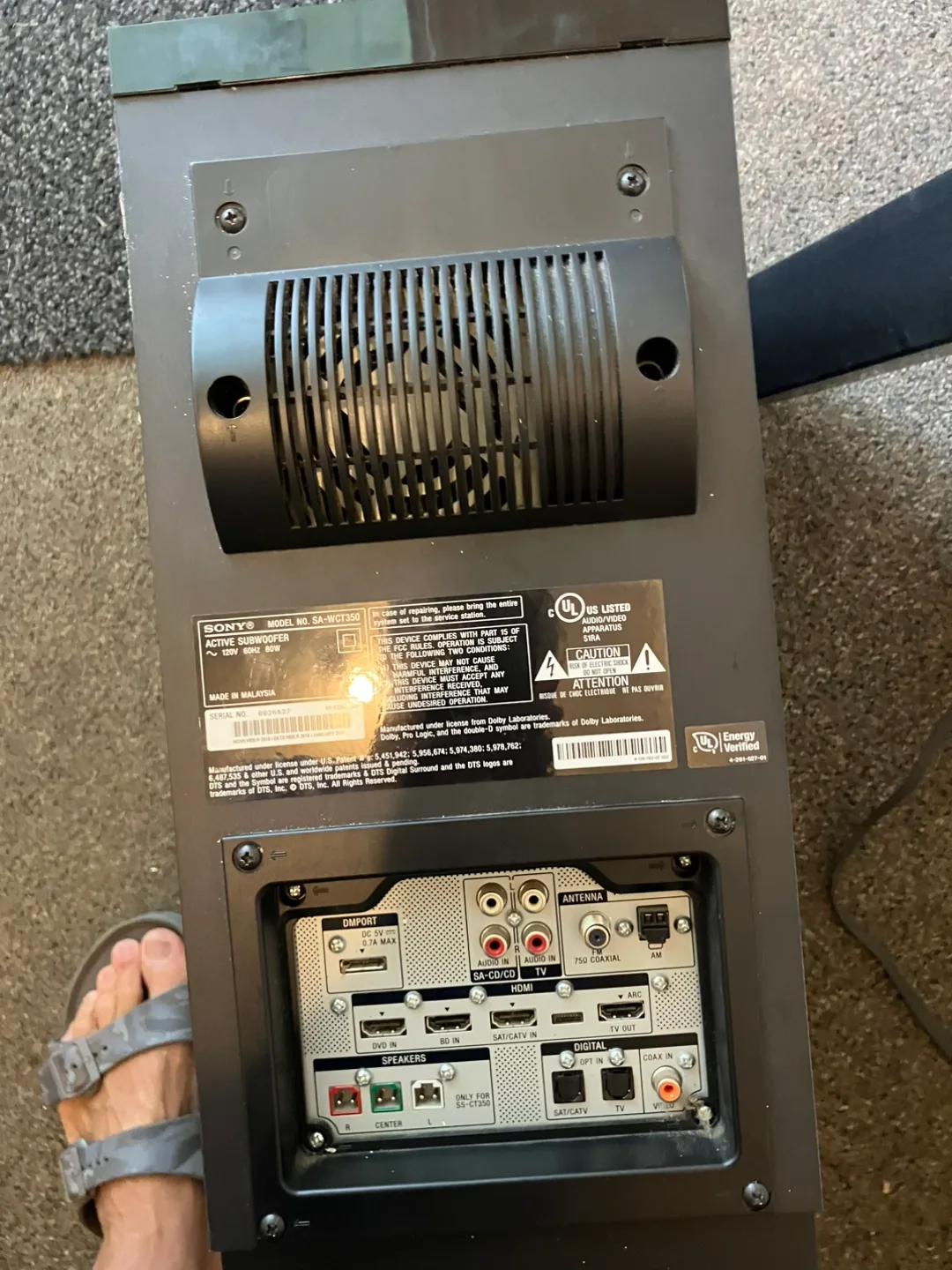 Sony Sound System image indicator(4)