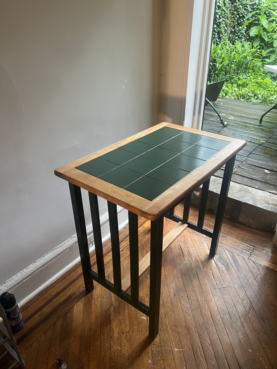 Green Tile Top Table - photo 3