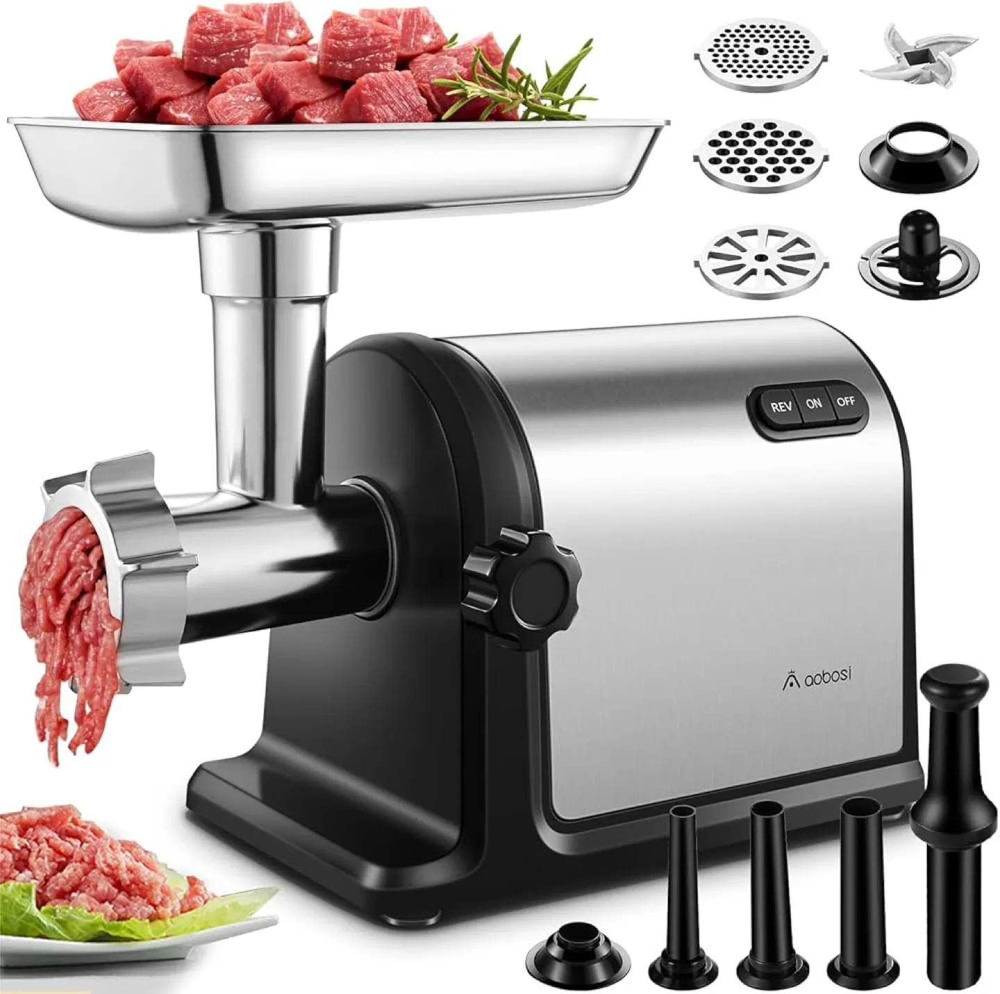 Meat Grinder with Various Attachments thumbnail