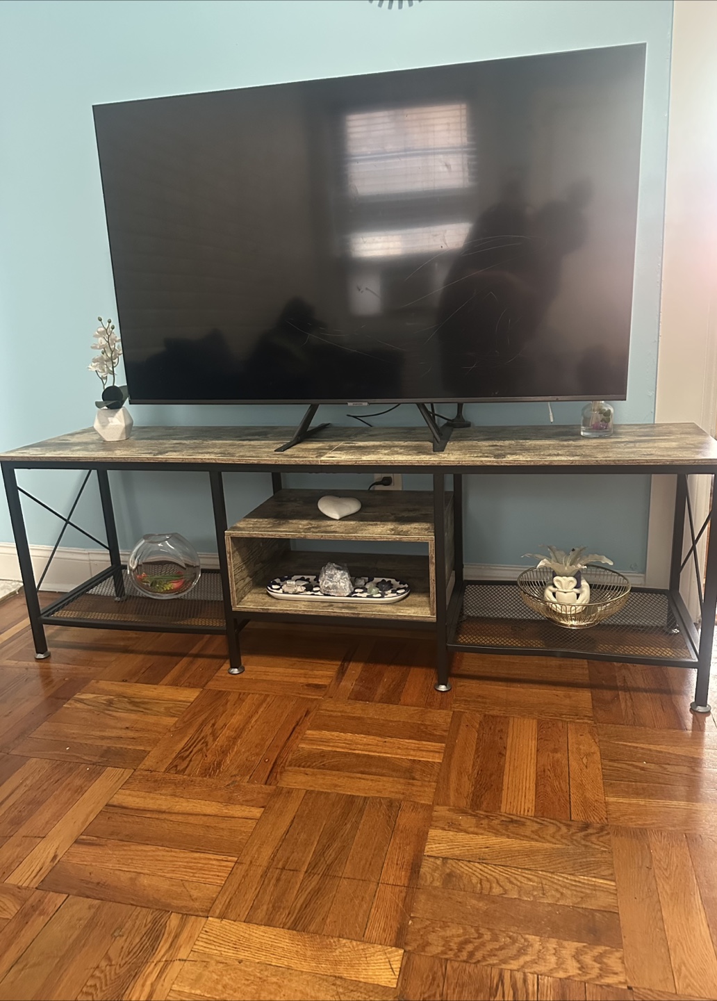 TV Stand with Shelves - photo 2